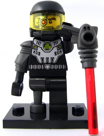 Минифигурка LEGO Collectible Minifigures Space Villain, Series 3 col03-6 U